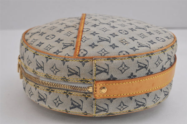 Auth Louis Vuitton Monogram Mini Jeanne GM Shoulder Bag M92000 Blue Junk 5102J