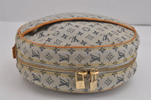 Auth Louis Vuitton Monogram Mini Jeanne GM Shoulder Bag M92000 Blue Junk 5102J