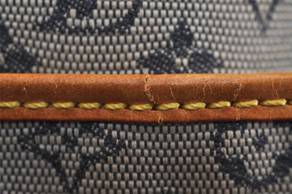 Auth Louis Vuitton Monogram Mini Jeanne GM Shoulder Bag M92000 Blue Junk 5102J