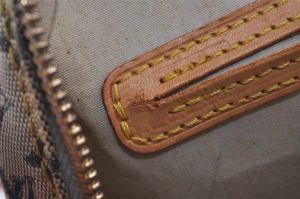 Auth Louis Vuitton Monogram Mini Jeanne GM Shoulder Bag M92000 Blue Junk 5102J