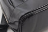 Authentic GUCCI Bamboo Vintage Backpack Purse Leather Black Junk 5102K