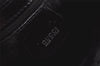 Authentic GUCCI Bamboo Vintage Backpack Purse Leather Black Junk 5102K