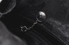 Authentic GUCCI Bamboo Vintage Backpack Purse Leather Black Junk 5102K
