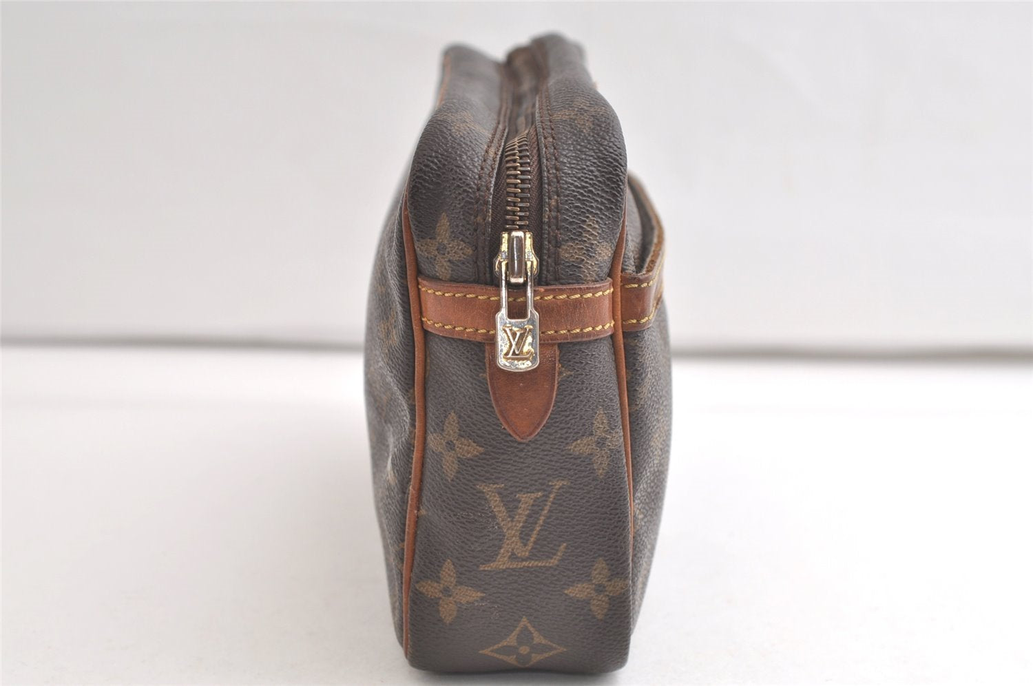 Authentic Louis Vuitton Monogram Compiegne 23 Clutch Hand Bag M51847 LV 5104K