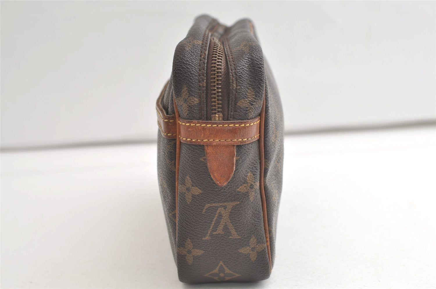 Authentic Louis Vuitton Monogram Compiegne 23 Clutch Hand Bag M51847 LV 5104K