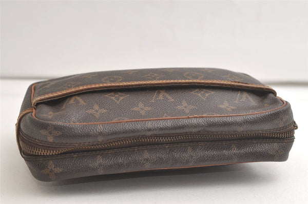 Authentic Louis Vuitton Monogram Compiegne 23 Clutch Hand Bag M51847 LV 5104K