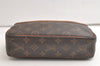 Authentic Louis Vuitton Monogram Compiegne 23 Clutch Hand Bag M51847 LV 5104K