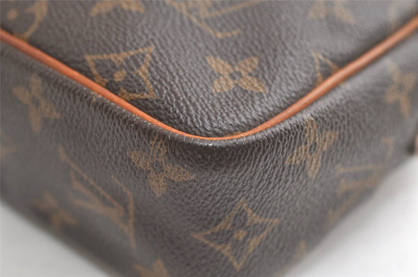 Authentic Louis Vuitton Monogram Compiegne 23 Clutch Hand Bag M51847 LV 5104K