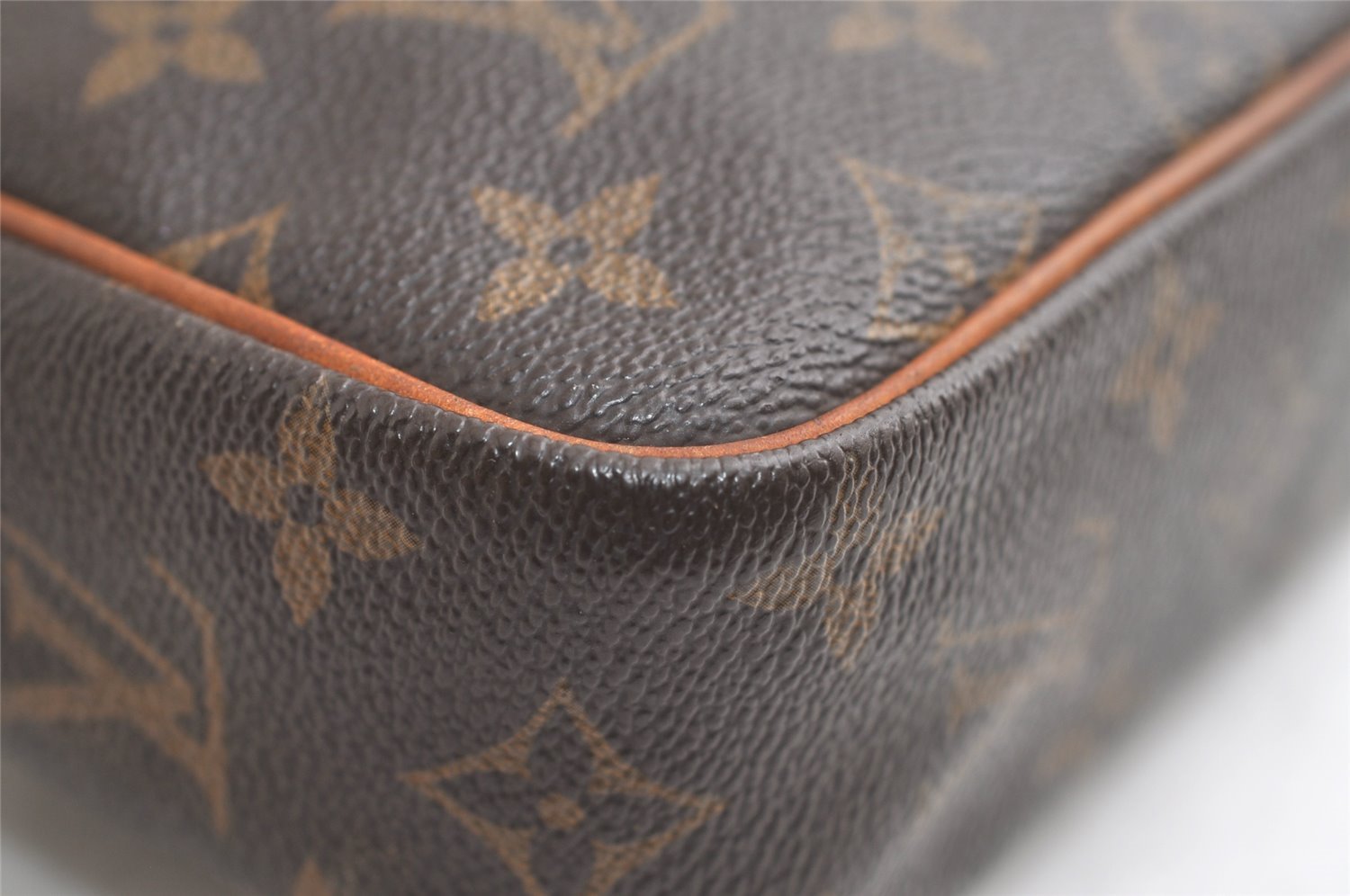 Authentic Louis Vuitton Monogram Compiegne 23 Clutch Hand Bag M51847 LV 5104K