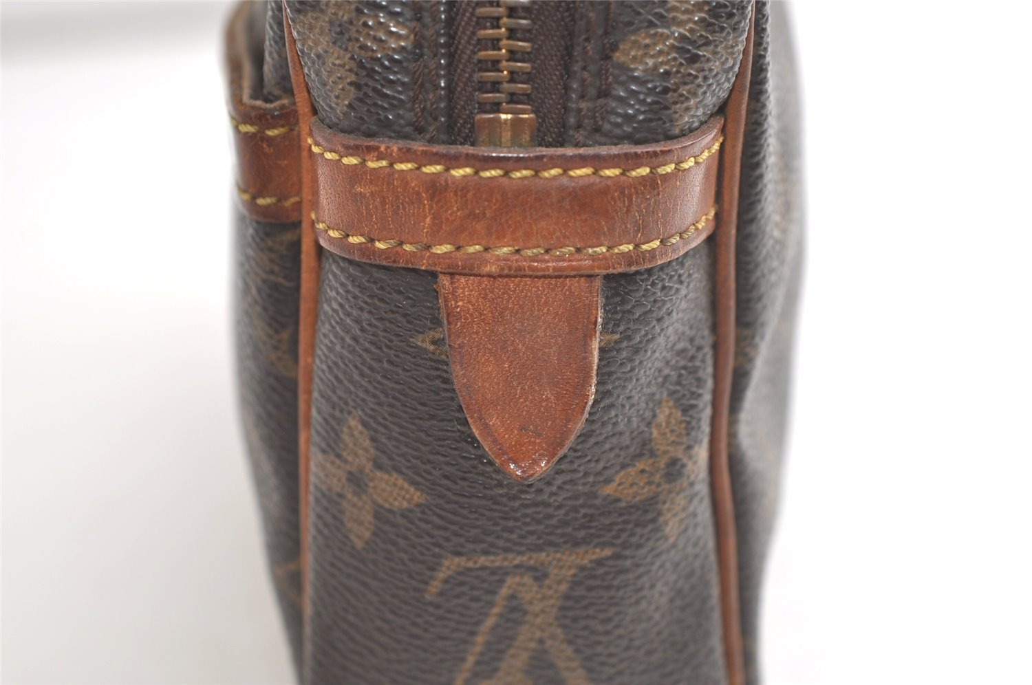 Authentic Louis Vuitton Monogram Compiegne 23 Clutch Hand Bag M51847 LV 5104K