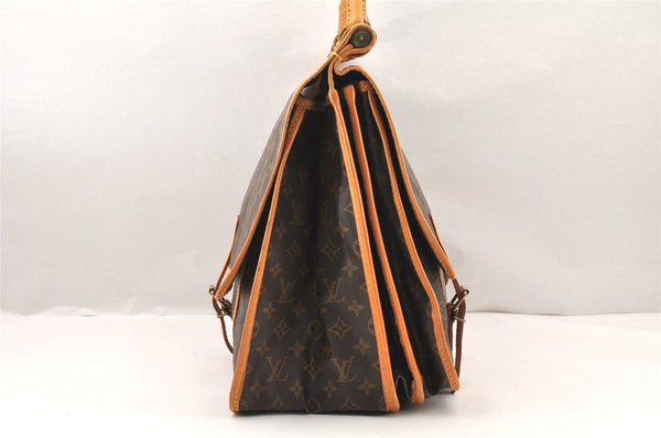 Authentic Louis Vuitton Monogram Sac Kleber Travel Bag M58122 LV 5105K