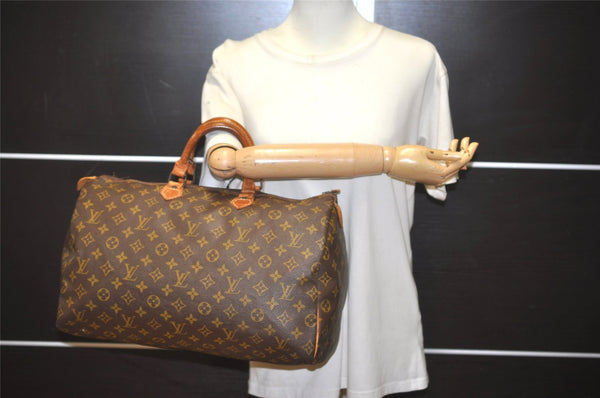 Authentic Louis Vuitton Monogram Speedy 40 Hand Boston Bag Old Model LV 5106I