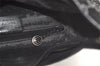 Authentic GUCCI Vintage Bamboo Shoulder Hand Bag Purse Suede Leather Black 5106K