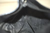 Authentic GUCCI Vintage Bamboo Shoulder Hand Bag Purse Suede Leather Black 5106K