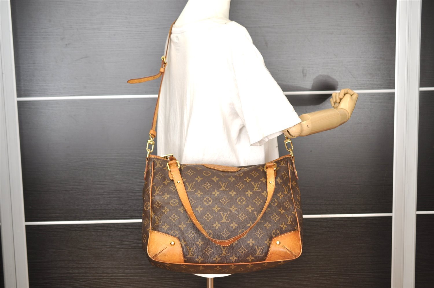 Authentic Louis Vuitton Monogram Estrela MM M41232 2Way Shoulder Hand Bag 5107I