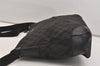Authentic GUCCI Shoulder Cross Body Bag GG Canvas Leather 110054 Black 5107J