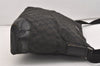 Authentic GUCCI Shoulder Cross Body Bag GG Canvas Leather 110054 Black 5107J