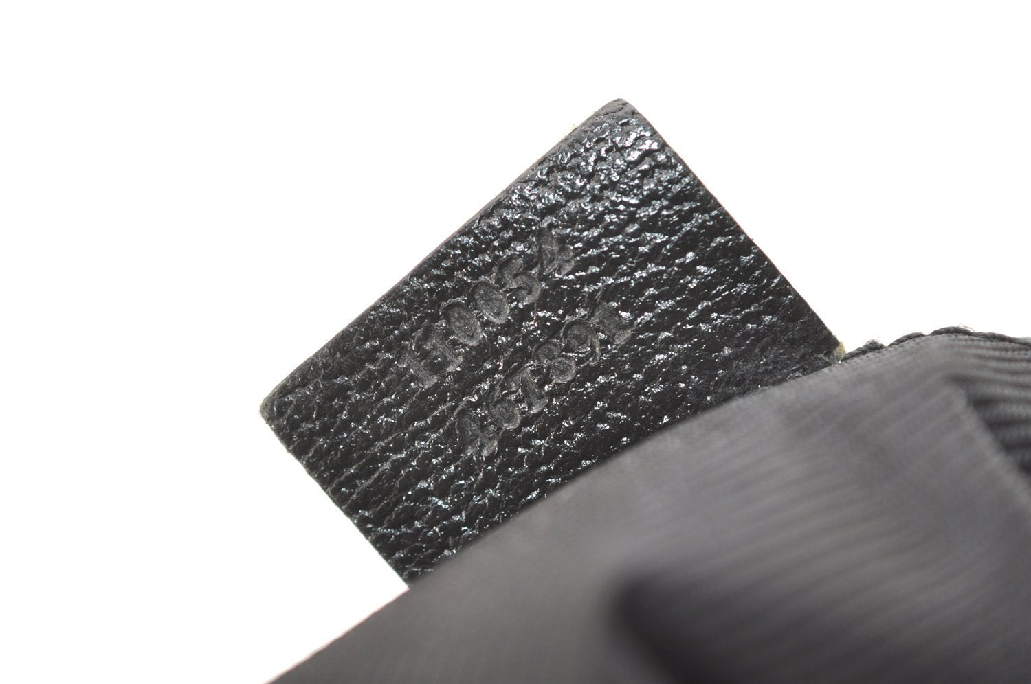 Authentic GUCCI Shoulder Cross Body Bag GG Canvas Leather 110054 Black 5107J