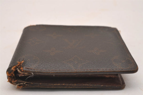 Authentic Louis Vuitton Monogram Porte Billet Carte Credit Monnaie Wallet 5109J