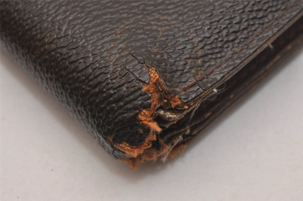 Authentic Louis Vuitton Monogram Porte Billet Carte Credit Monnaie Wallet 5109J