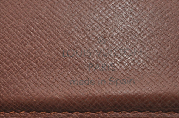 Authentic Louis Vuitton Monogram Porte Billet Carte Credit Monnaie Wallet 5109J