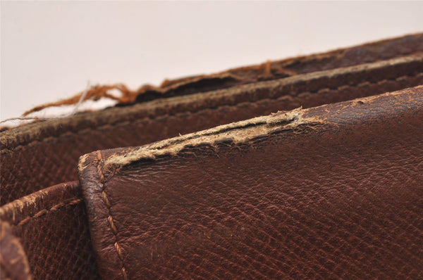 Authentic Louis Vuitton Monogram Porte Billet Carte Credit Monnaie Wallet 5109J