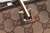 Authentic GUCCI Vintage Shoulder Tote Bag GG Canvas Leather 0021099 Brown 5109K