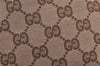 Authentic GUCCI Vintage Shoulder Tote Bag GG Canvas Leather 0021099 Brown 5109K