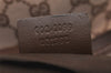 Authentic GUCCI Vintage Shoulder Tote Bag GG Canvas Leather 0021099 Brown 5109K