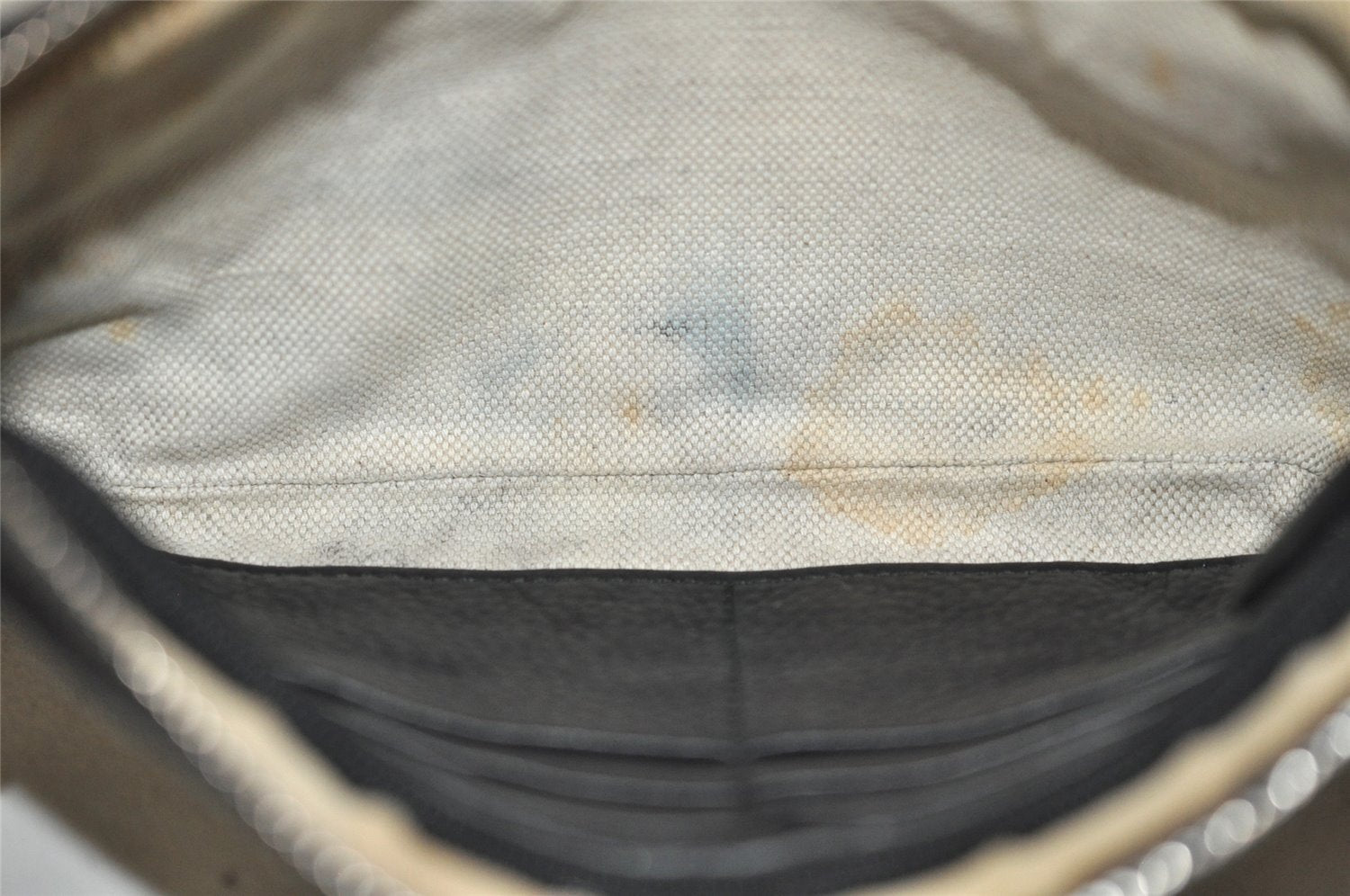 Authentic GUCCI Guccissima Horsebit Clutch Bag GG Leather 240627 Black 5110I