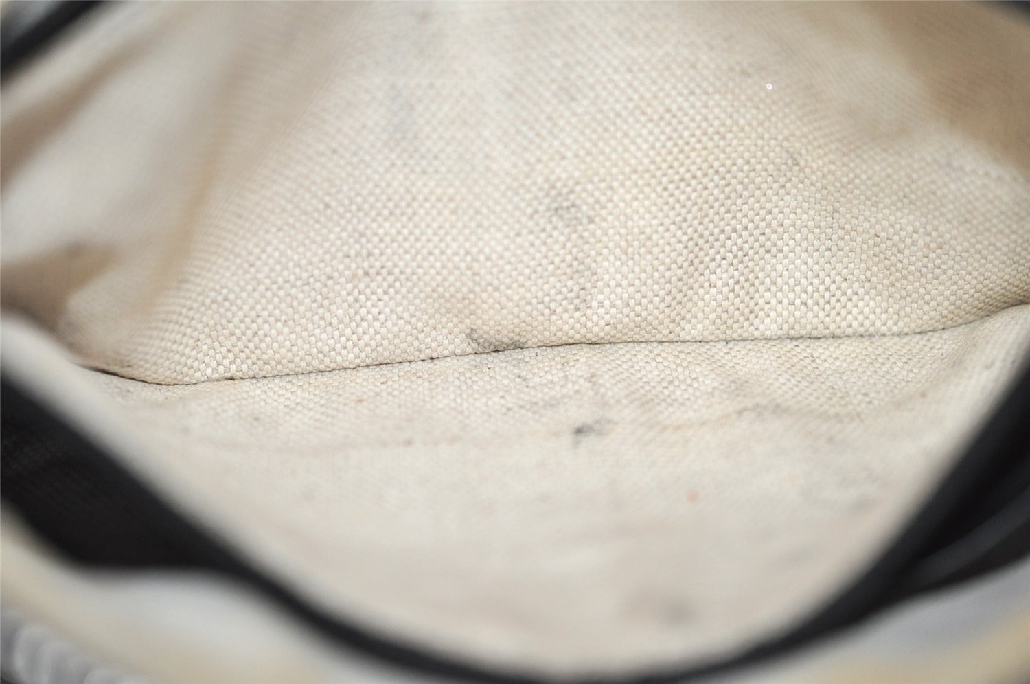 Authentic GUCCI Guccissima Horsebit Clutch Bag GG Leather 240627 Black 5110I