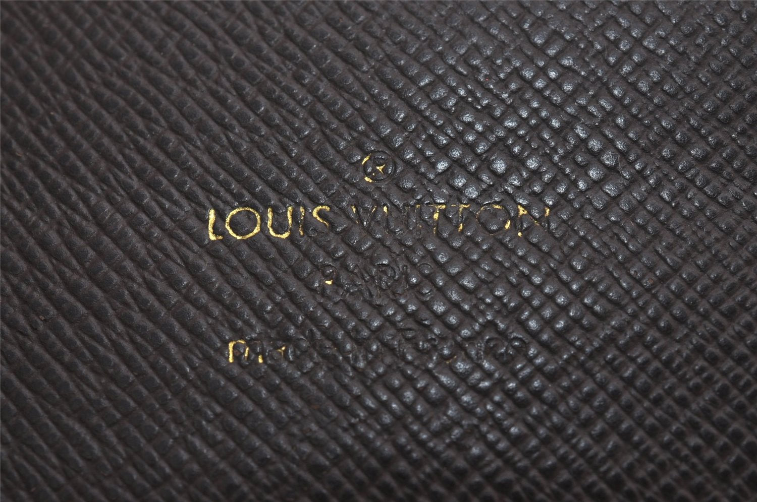 Auth Louis Vuitton Monogram Mini Lin Portefeuille Sarah Wallet Brown LV 5110J