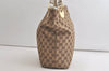 Authentic GUCCI Eclipse Shoulder Tote Bag GG Canvas Leather 120836 Brown 5110K