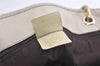 Authentic GUCCI Eclipse Shoulder Tote Bag GG Canvas Leather 120836 Brown 5110K