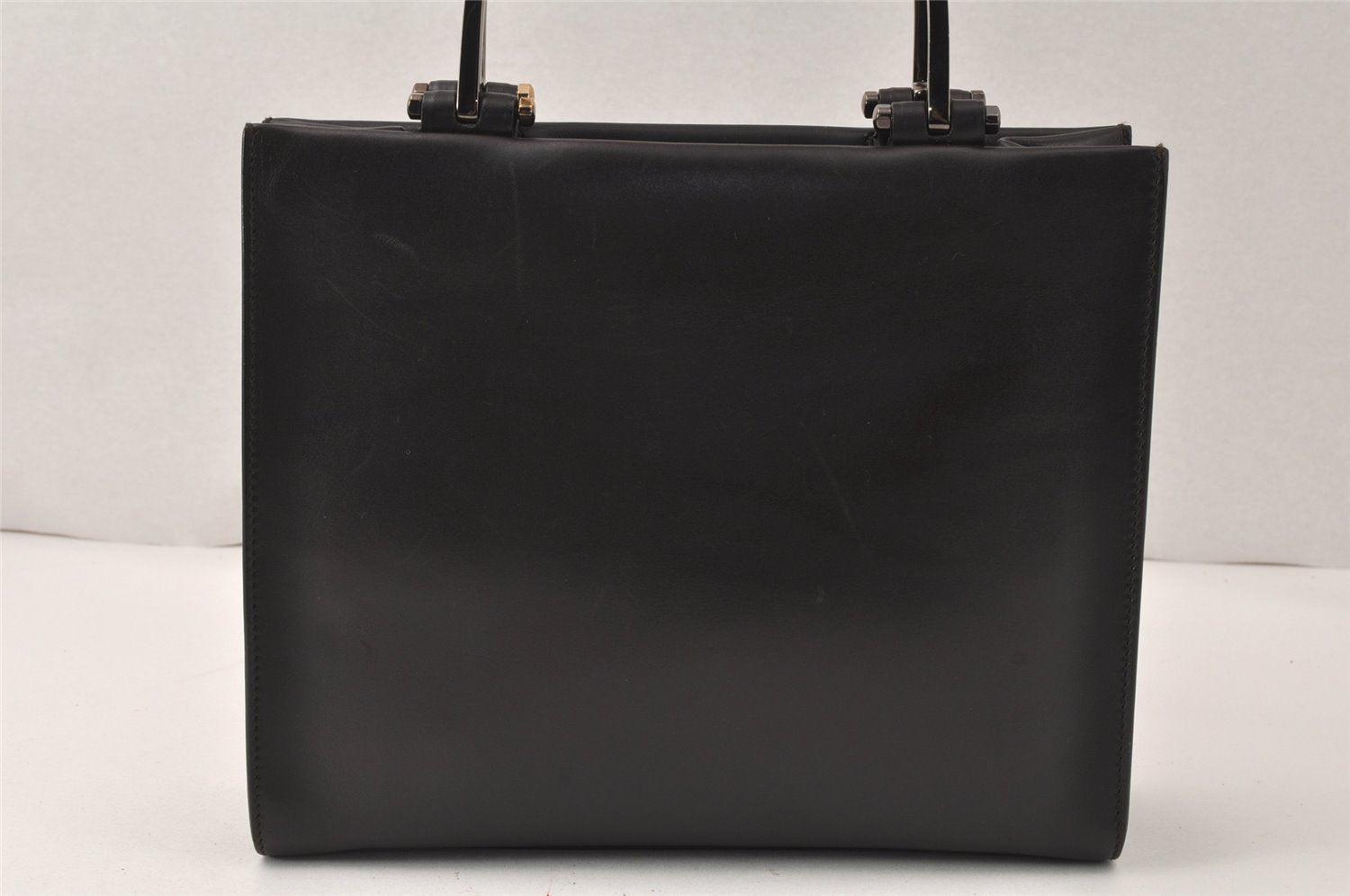 Authentic GUCCI Vintage Hand Bag Purse Leather 0021024 Brown 5111K