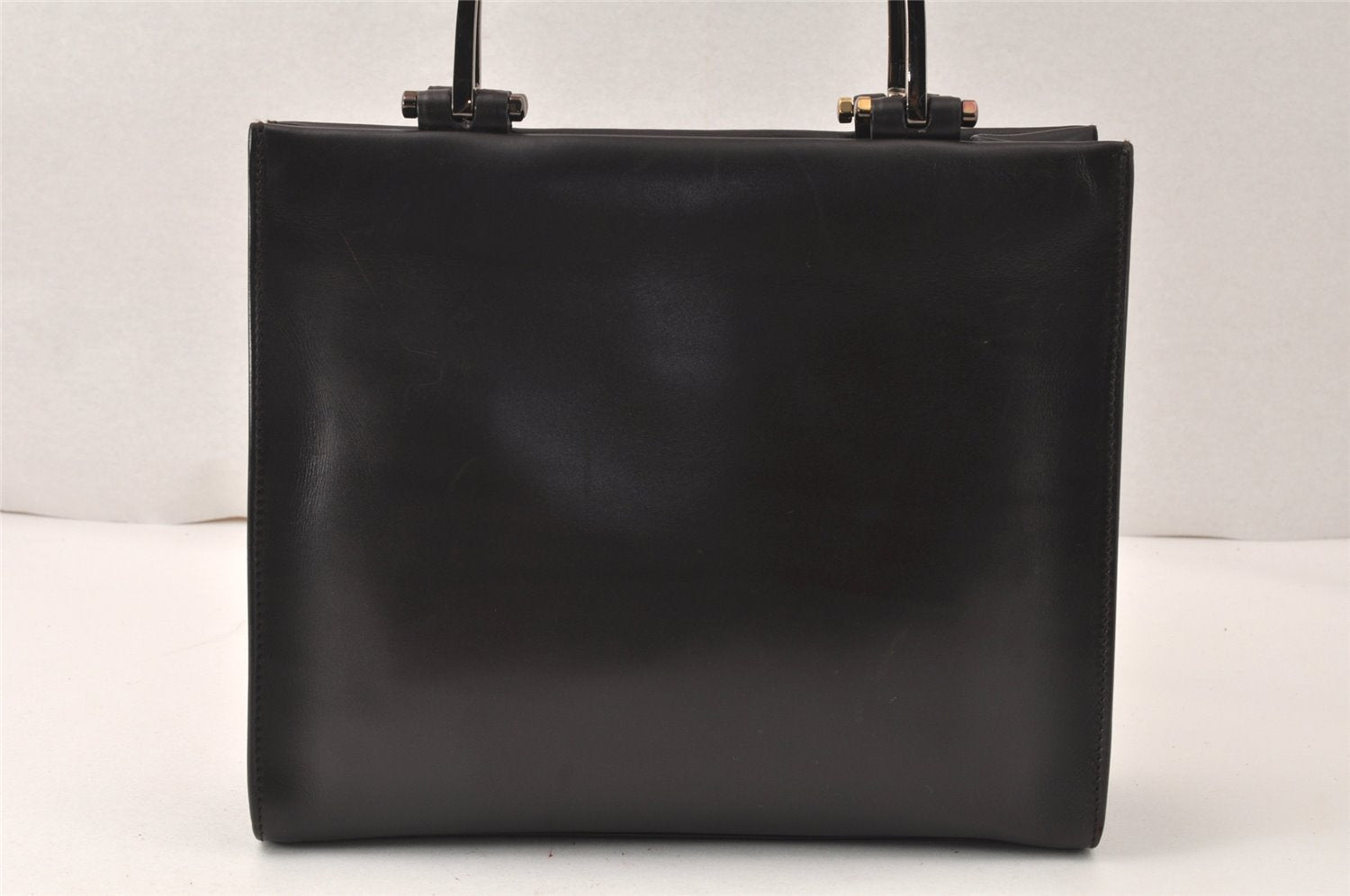 Authentic GUCCI Vintage Hand Bag Purse Leather 0021024 Brown 5111K