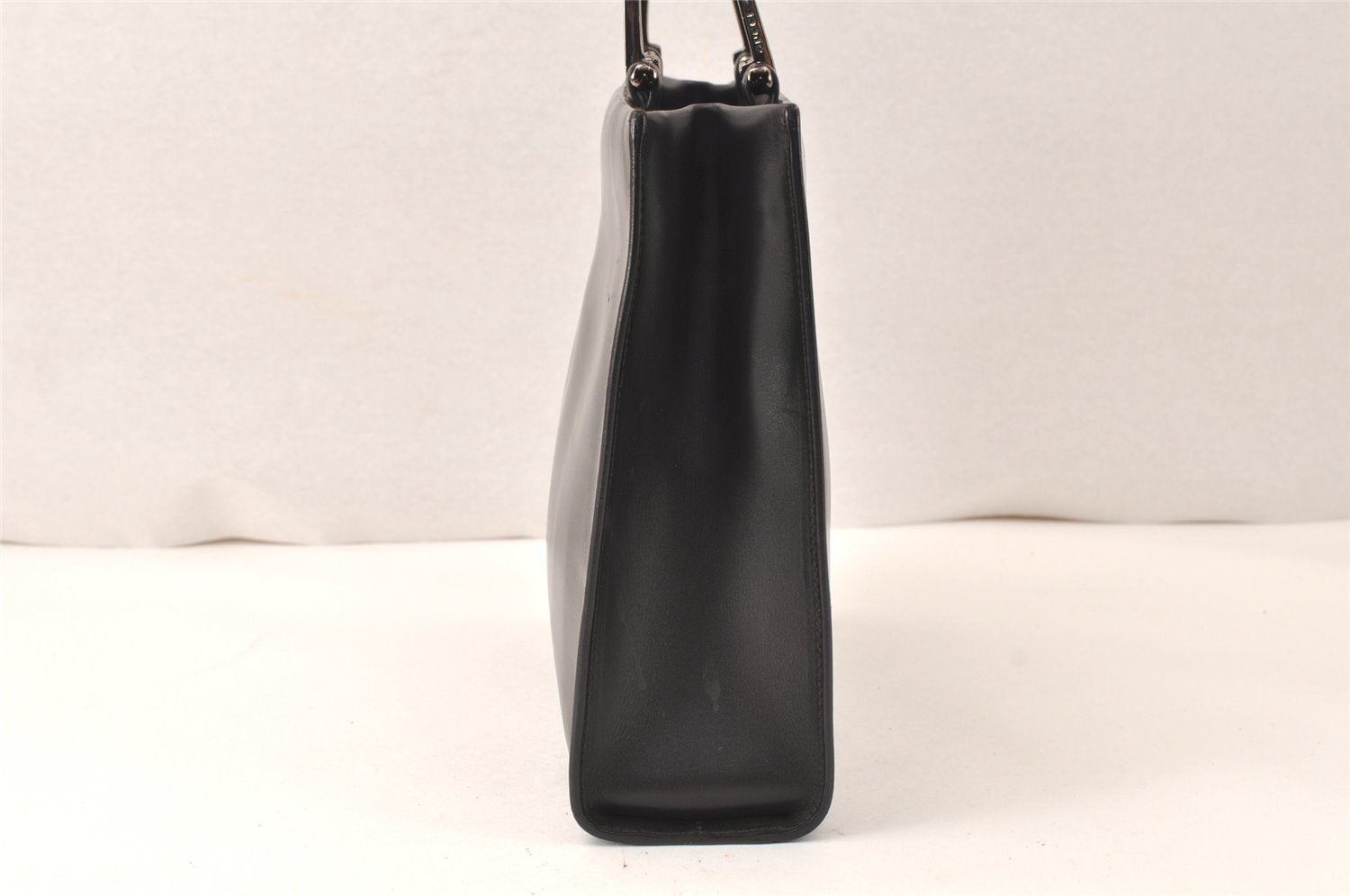 Authentic GUCCI Vintage Hand Bag Purse Leather 0021024 Brown 5111K