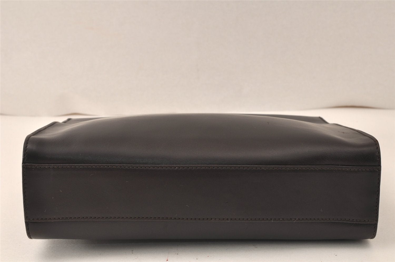 Authentic GUCCI Vintage Hand Bag Purse Leather 0021024 Brown 5111K