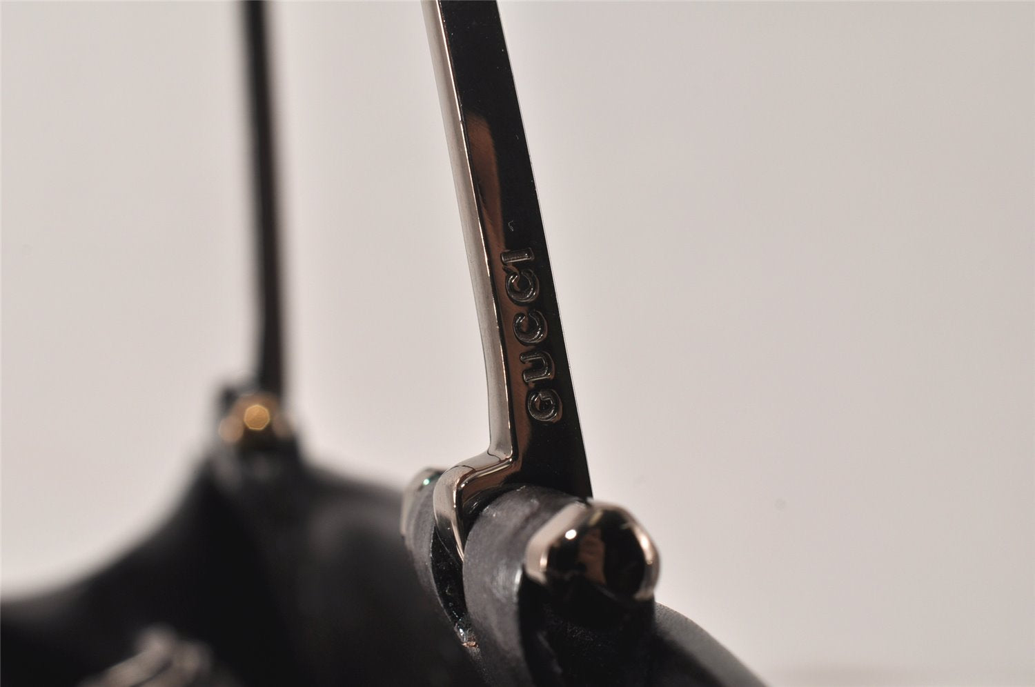 Authentic GUCCI Vintage Hand Bag Purse Leather 0021024 Brown 5111K