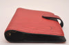 Authentic Louis Vuitton Epi Agenda PM Notebook Cover Red Black R2005E LV 5112J