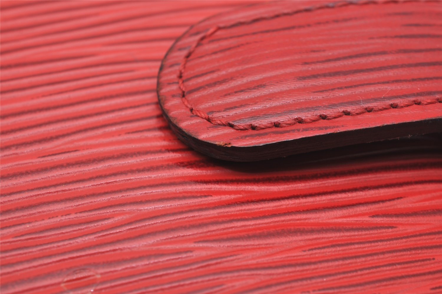 Authentic Louis Vuitton Epi Agenda PM Notebook Cover Red Black R2005E LV 5112J