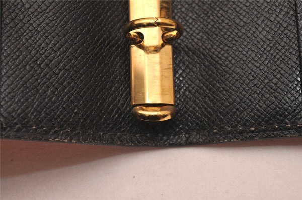 Authentic Louis Vuitton Epi Agenda PM Notebook Cover Red Black R2005E LV 5112J