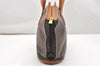 Authentic CELINE Macadam Blason Shoulder Tote Bag PVC Leather Brown 5112K