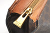 Authentic CELINE Macadam Blason Shoulder Tote Bag PVC Leather Brown 5112K