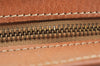 Authentic CELINE Macadam Blason Shoulder Tote Bag PVC Leather Brown 5112K