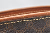 Authentic CELINE Macadam Blason Shoulder Tote Bag PVC Leather Brown 5112K