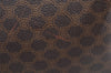 Authentic CELINE Macadam Blason Shoulder Tote Bag PVC Leather Brown 5112K
