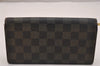 Authentic Louis Vuitton Damier Portefeuille Sarah Long Wallet N61734 LV 5113J