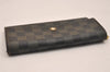 Authentic Louis Vuitton Damier Portefeuille Sarah Long Wallet N61734 LV 5113J