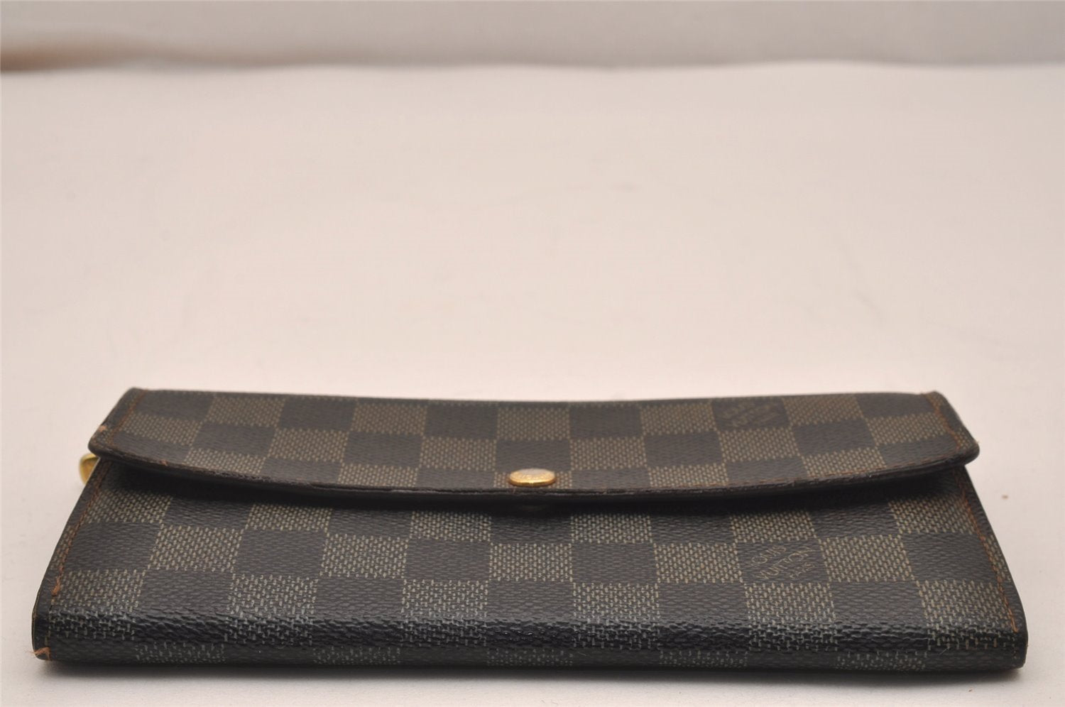 Authentic Louis Vuitton Damier Portefeuille Sarah Long Wallet N61734 LV 5113J